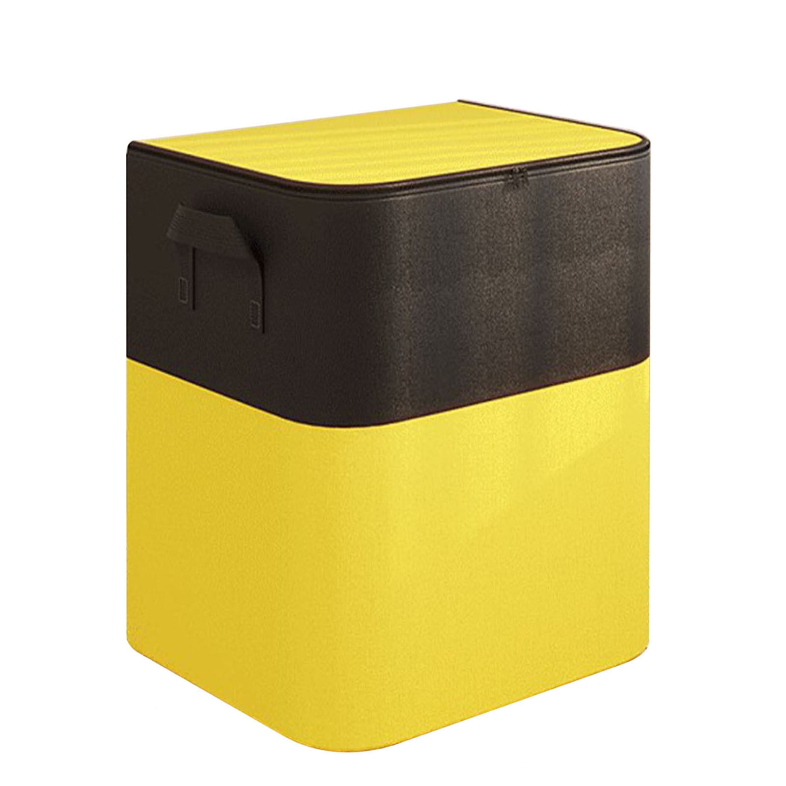 Large Capacity Color Block Plaid Storage Bag
