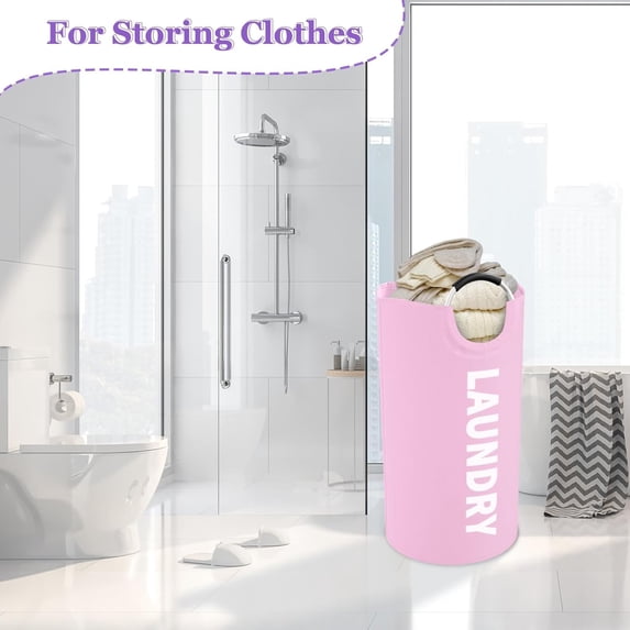 90L Large Freestanding Tall Laundry Basket, Clothes Hamper Laundry Bag