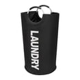 thumbnail image 1 of 90L Large Laundry Basket Foldable Laundry Bag Freestanding Tall Clothes Storage Hamper Collapsible Laundry Bin with Handles, 1 of 3