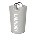 thumbnail image 1 of 90L Large Laundry Basket Foldable Laundry Bag Freestanding Tall Clothes Storage Hamper Collapsible Laundry Bin with Handles, 1 of 3