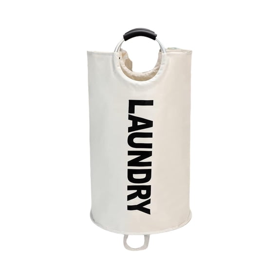 90L Large Laundry Basket, Freestanding Tall Clothes Hamper with Soft Grip Handle, Foldable Design for Easy Storage, Durable 600D Fabric with Pe Coating, 1 Laundry Basket