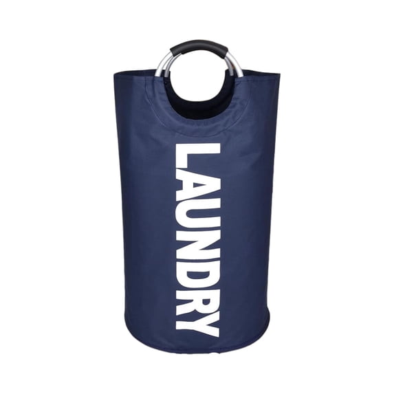 90L Large Laundry Basket, Freestanding Tall Clothes Hamper with Soft Grip Handle, Foldable Design for Easy Storage, Durable 600D Fabric with Pe Coating, 1 Laundry Basket
