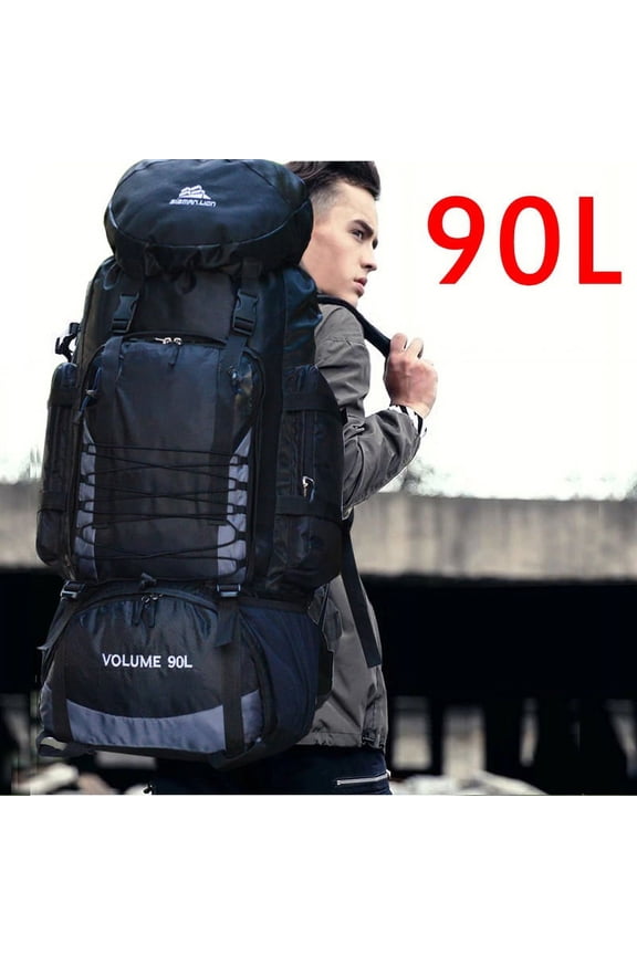 90L large capacity travel backpack,Orange