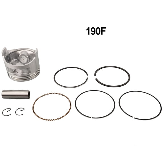 90Mm 190F/Gx420 Piston Rings Kit Assembly For 6.0Kw-6.5Kw Engine With Piston Pin Plumbing Valves & Valve Parts