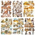 thumbnail image 1 of 90PCS Ancient Egypt History Stickers – Waterproof Transparent Vintage Egyptian Mythology Scrapbook Stickers for Journaling,Planner,Resin Crafts,Laptop,Decorative Aesthetic Art Decals, 1 of 6
