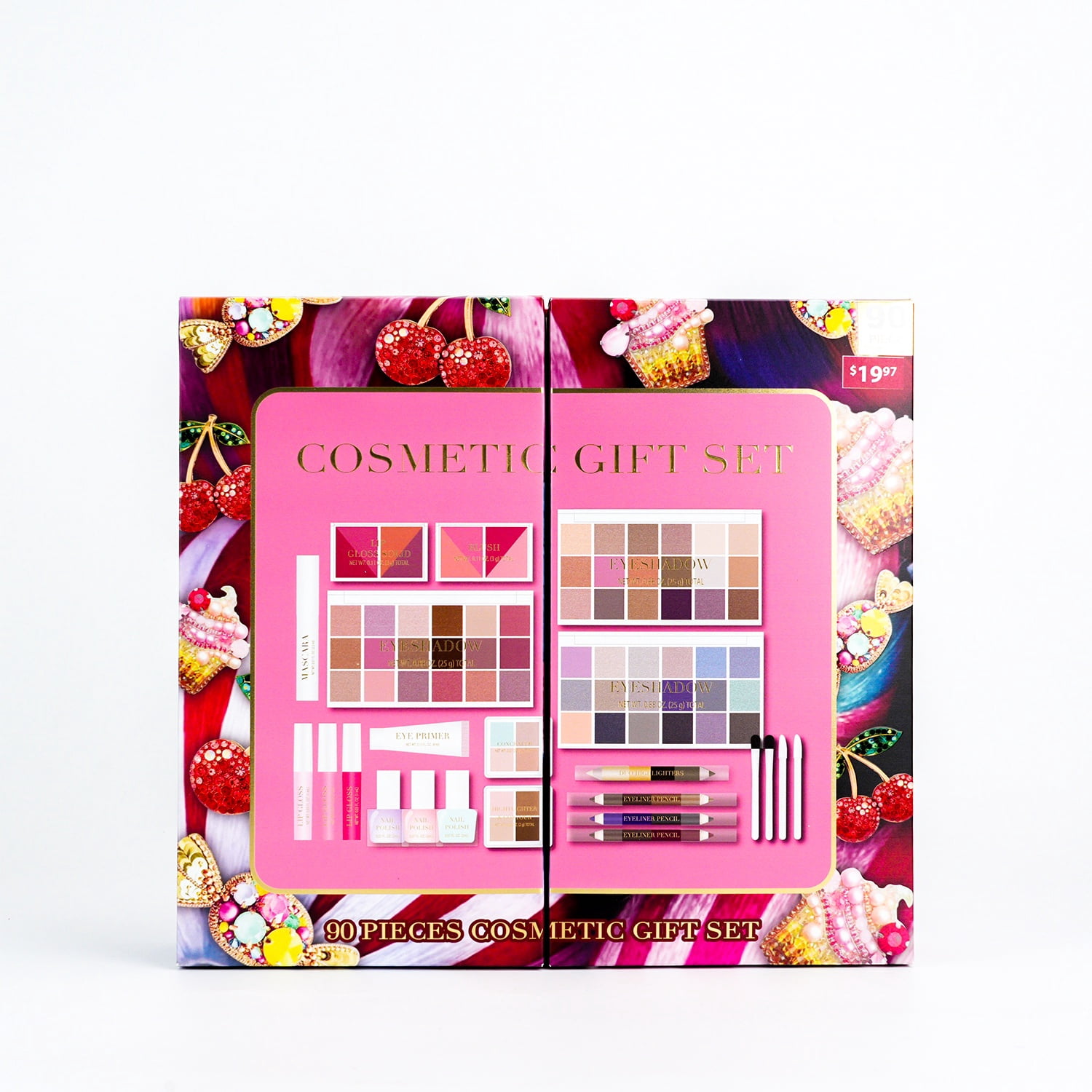 Cosmetic Gift Set, 90 Pieces