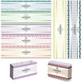 thumbnail image 1 of 90PCS Wrap Paper Tape Vintage Band Label Wrapper Sleeves Covers Vertical Tags for Handmade Soap Lotion Bars Bath Wrapping 8.5x1.9 inch, 1 of 9