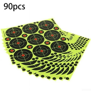 3 Inch Reactive Paper Shooting Targets Self Adhesive Splatter Target