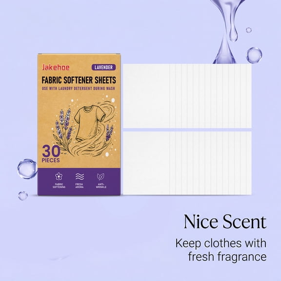 90Pcs Fabric Softener Sheets, Calm Lavender & Vanilla Bean Scent Dryer Sheets, Premium Fabric Softener, Reduces Wrinkles & Static, Leaves Clothes Soft & Fresh for Days