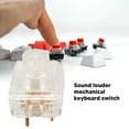 thumbnail image 1 of 90Pcs Keyboard Switches, Waterproof, Backlight Function, High Stability, Comfortable Sound, Super Tactile, Mechanical Keyboard Switches Suitable for Keyboard Enthusiasts - Paragraph, 1 of 7