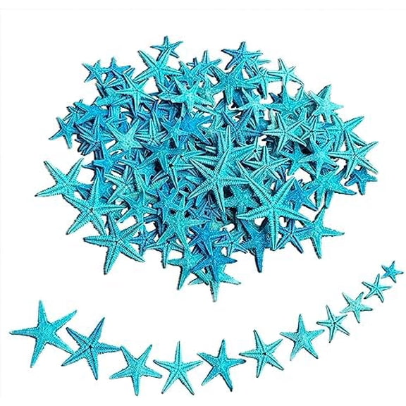 90Pcs Small Starfish Star Sea Shell Beach Crafts Decor 0.4"-1.2"$$Home Decor, Kitchen, & Other