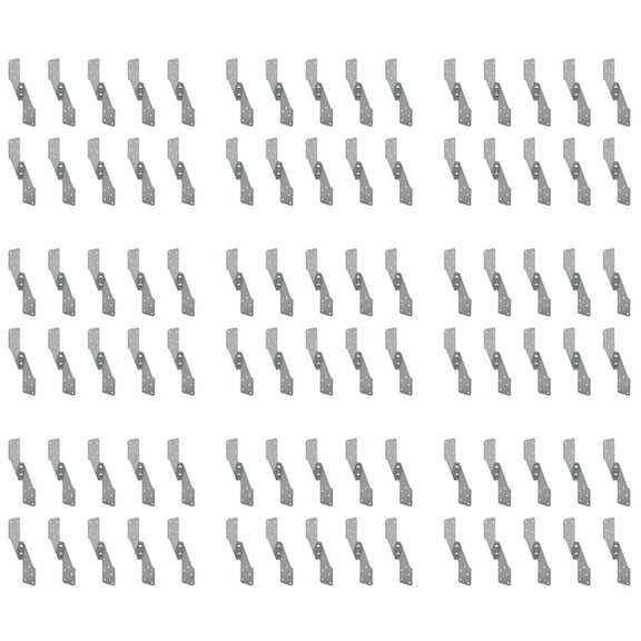 90Pcs Strong-Tie H2.5A, HOT-DIP Galvanized Steel Heavy Duty Hurricane Tie, Hurricane Straps Trusses/Rafters Ties