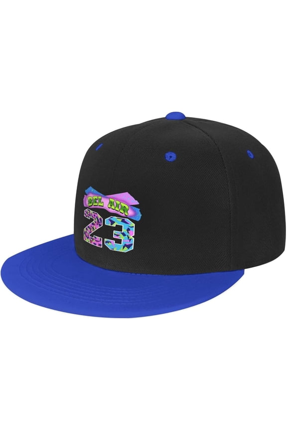 90S Hip Hop Baseball Cap For Men Women,Unisex Adjustable Snapback Hat With Bel Air Print Hat Unisex