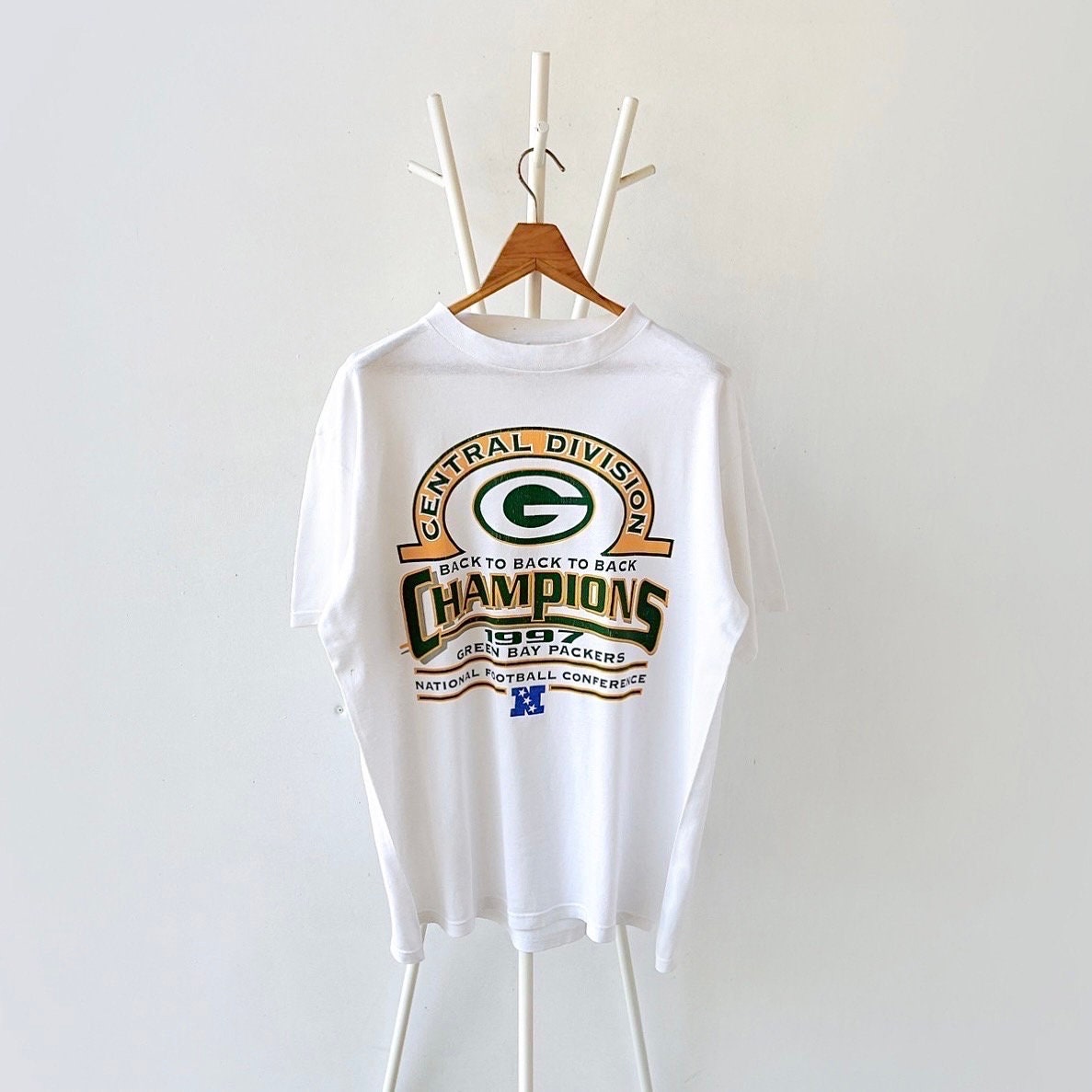 90S Packer Team Greenbay Football Super Bowl Championship TShirt Xl