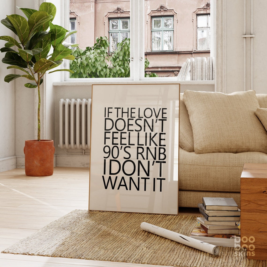 90S RNB I Music Friend Girlfriend Boyfriend Wall Art Print, Bedroom ...