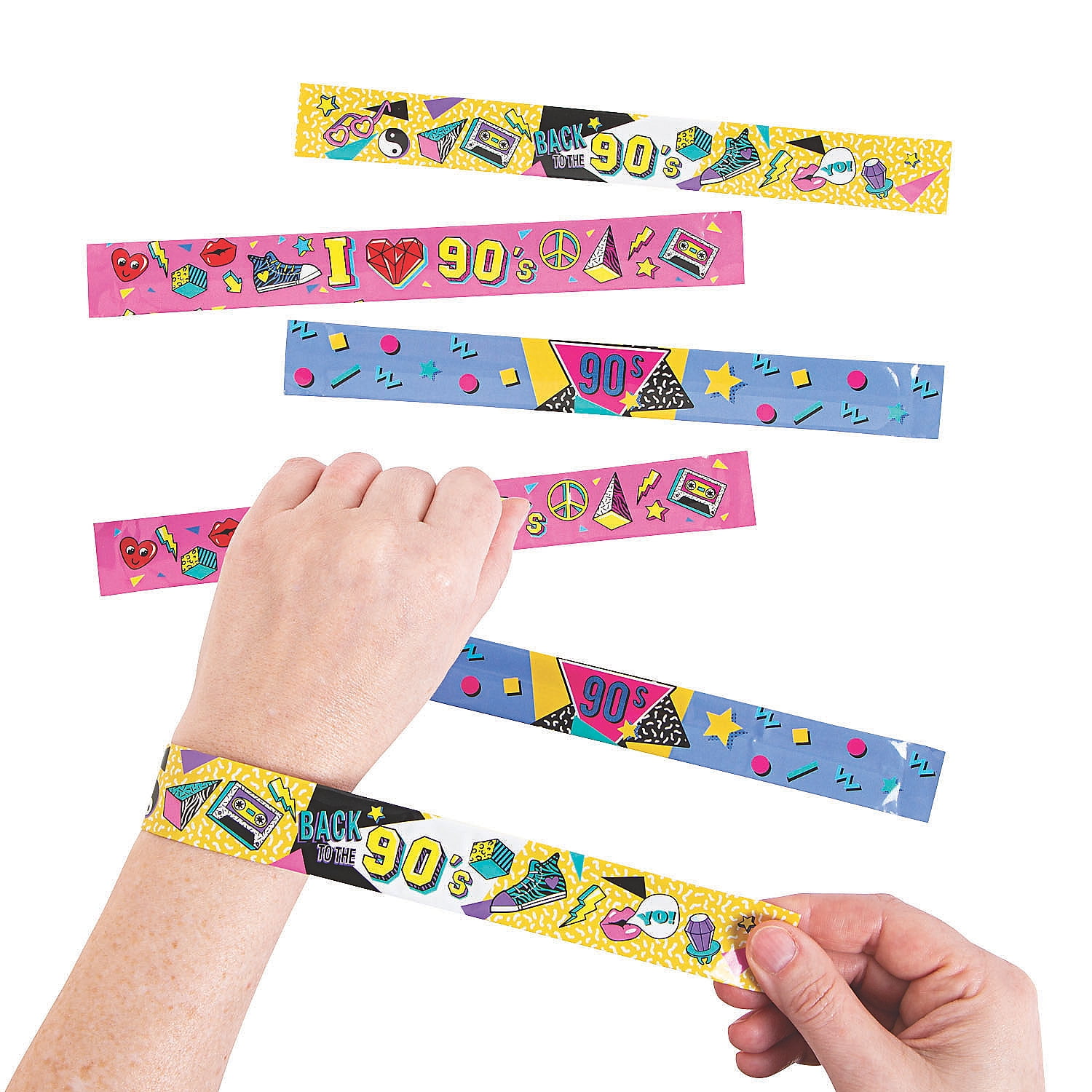 Buy Slap Bracelets Silicone - 18 Assorted Slap Bands for Kids - Wrist  Bracelets - Party Favors by Tigerdoe Online at Low Prices in India -  Amazon.in