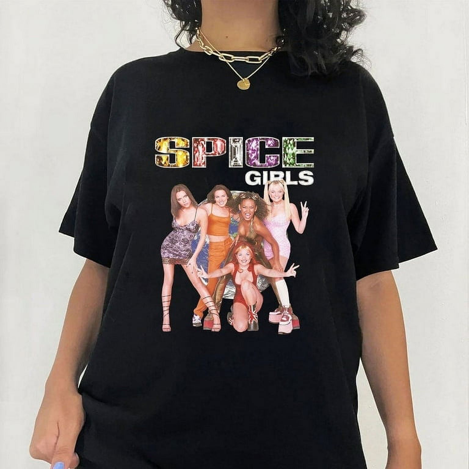 90S Vintage Spice Girls T Shirt, Retro Spice Girls Band Graphic Shirt
