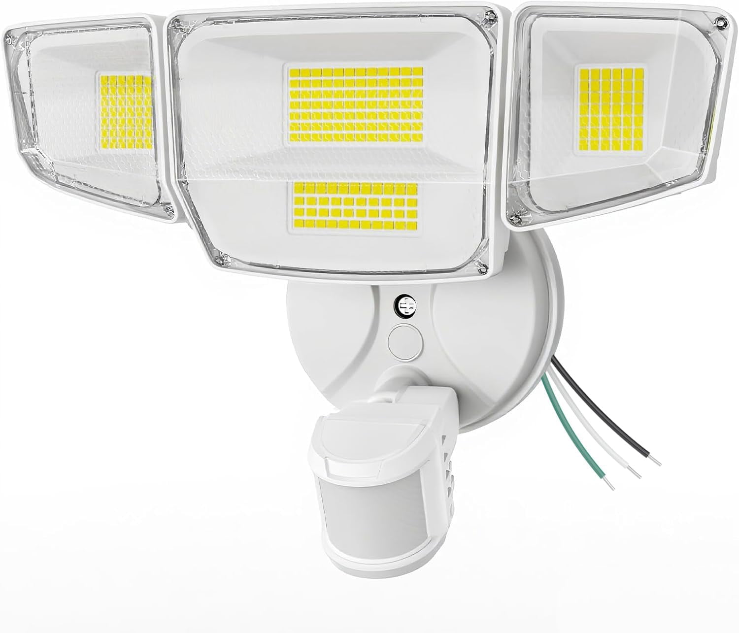Led Security Light 90W 10000LM LED Security Lights Motion Sensor Outdoor Lights, 4 Head ...