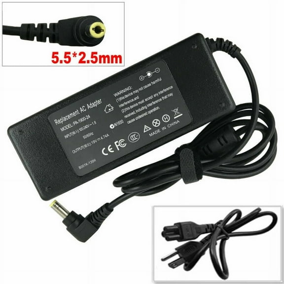 90W 19V 4.74A New AC Adapter CHARGER POWER FOR Toshiba N17908 U405D-S2850 Laptop