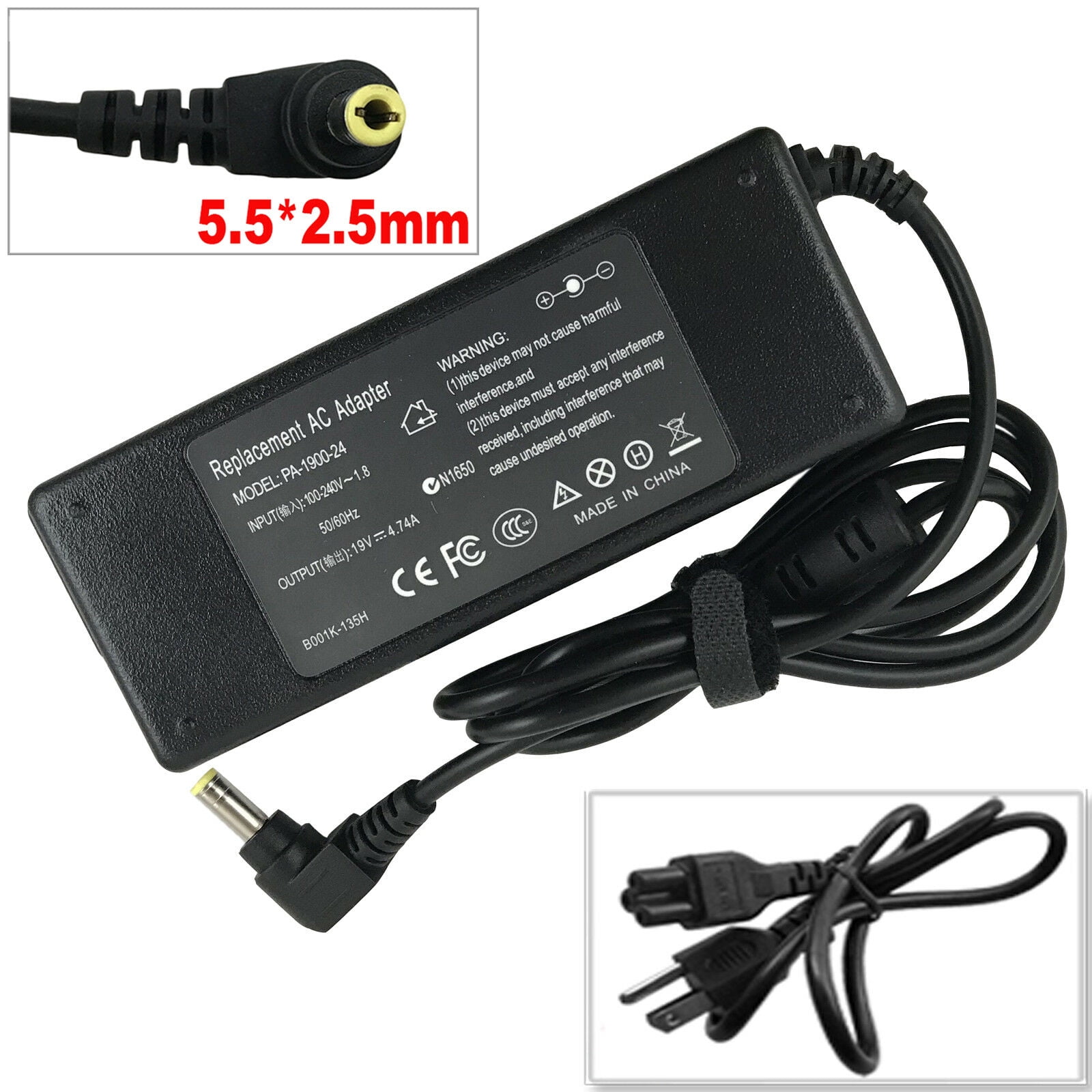 Nuovo Jl 90W AC Adattatore Caricabatteria PSU Per Toshiba PA5035U-1ACA - Foto 5