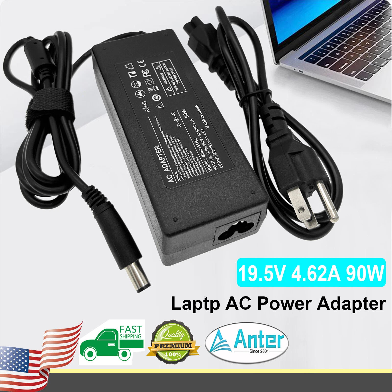 90W AC Adapter Charger for Dell Inspiron 1521 1525 PA-10 PA10 Laptop Power Cord