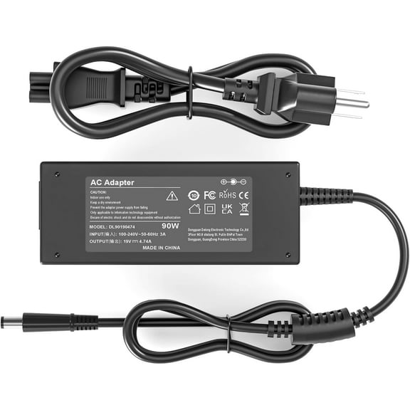 90W 65W Ac Adapter Laptop Charger for HP EliteDesk 705 800 805 G1-G6 Mini PC Desktop HP ProDesk 260 400 405 600 G1 G2 G3 G4 G5 G6 Mini DesktopHP Omni Slimline Series Power Supply7.4*5.0mm