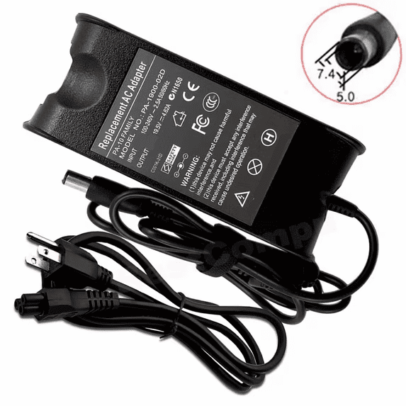 90W AC Adapter and Power Cord for Dell Latitude 5410 Laptop