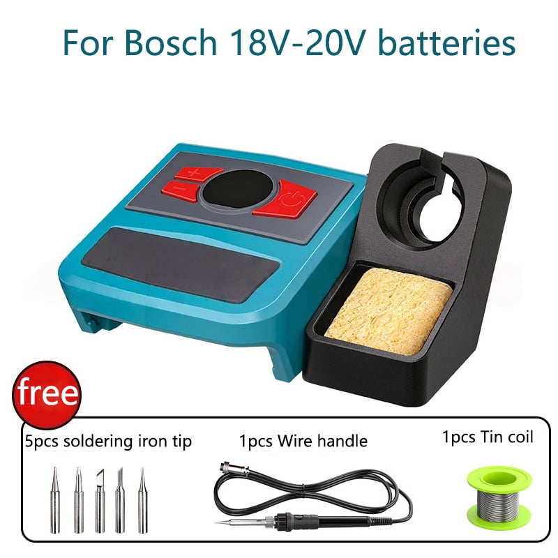 90W Cordless Electric Soldering Iron adjustable temperature Torch Repair Tool For Bos*ch 18V Battery