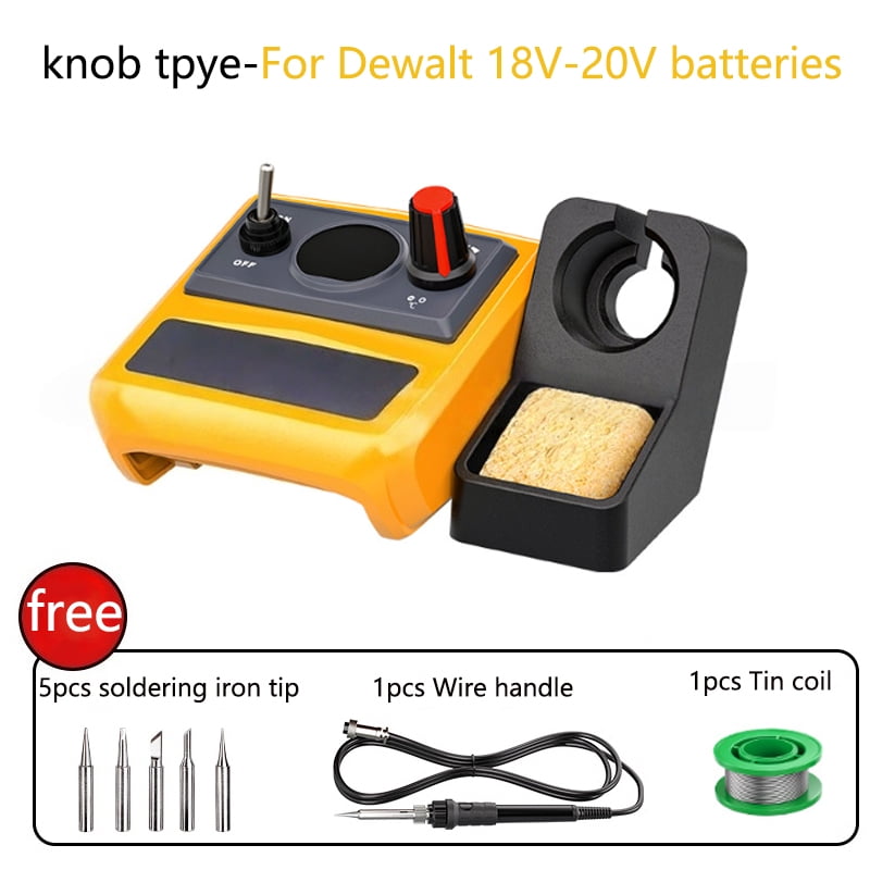 90W Cordless Electric Soldering Iron adjustable temperature Torch Repair Tool For De*walt 20V Battery
