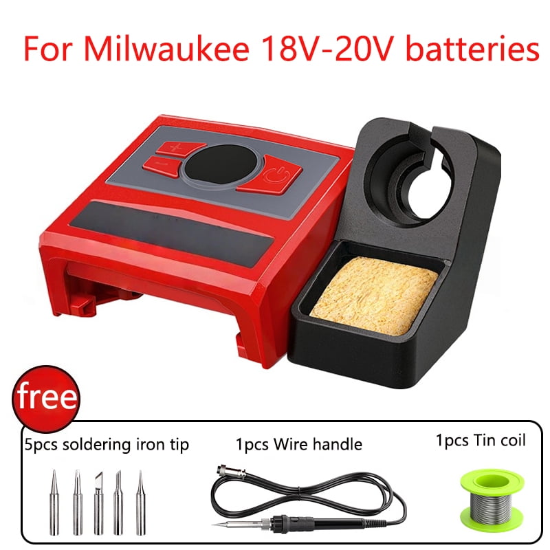 90W Cordless Electric Soldering Iron adjustable temperature Torch Repair Tool For Mil*wau*kee  18V Battery