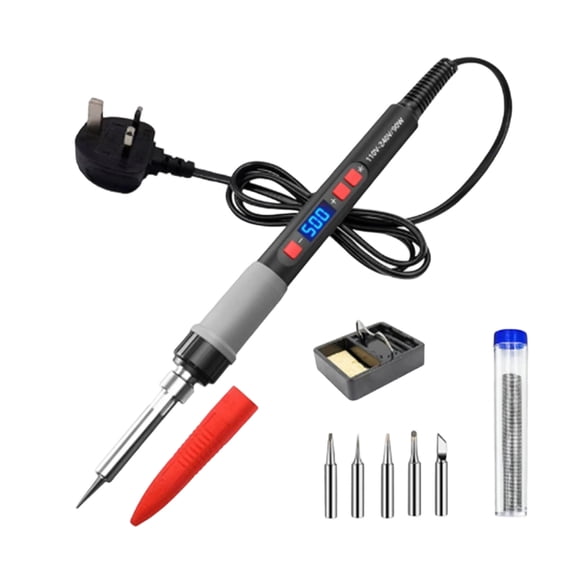 90W Digital Soldering Station Kit Industrial Welding Pen Tool Set with Adjustable Temperature and Multiple Tips