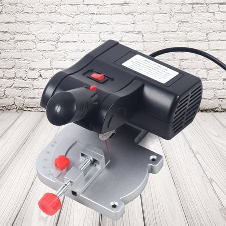 Mini Bench Cut Off Saw Desktop Benchtop Cuts Metal Wood Cutting+2 Blades 90W