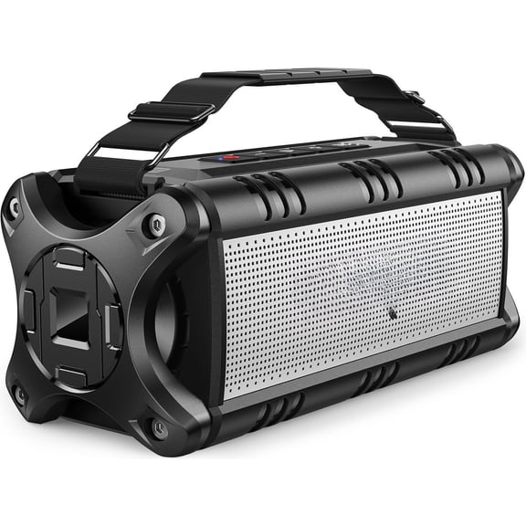 90W Speaker, IPX6 Portable Speakers , 50W Deep Bass Loud Outdoor Speaker with 40H Playtime/Stereo Pairing/TF Card/AUX/NFC for Party,Camping,Beach