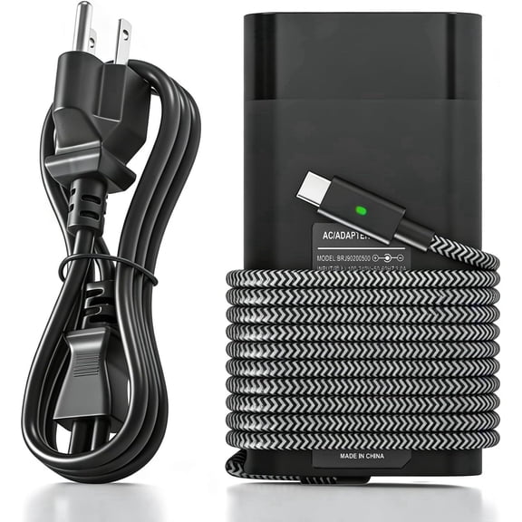 90W USB Type C Laptop Charger Compatible with Dell XPS / Latitude / Precision / Chromebook / Inspiron,XPS 13 15 17 9310 9520 9720,Latitude 5290 5520 7390 9520, Precision 3540 5750 Power Adapter