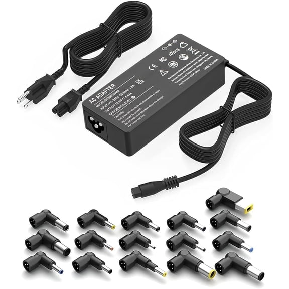 90W Universal AC Adapter Laptop Charger for 16 Tips
