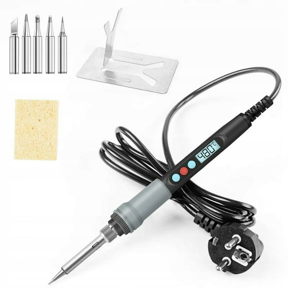 90W digital display constant temperature electric soldering iron high power soldering iron internal heating temperature control electric soldering iron