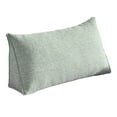 thumbnail image 1 of 90X35X20cm，Soft Comfortable Triangle Back Cushion For Sofa And Bed Large Support Pillow With Removable Washable Cover And Side Pocket Cushion Seat Cushion Seat Cushion Thin Wheelchair Seat Cushion, 1 of 3