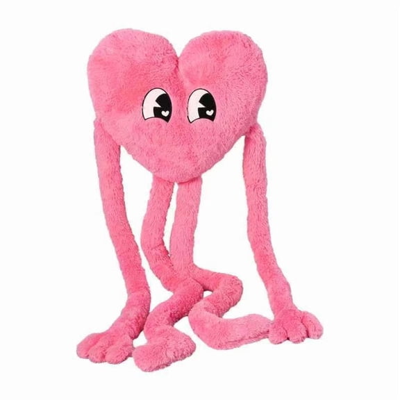 90cm Heart Shaped Love Pillow – Long Limb Hugging Pillow, Soft Plush Doll for Cuddling, Gifts, Bedroom Decor, Photo Prop, Stress Relief Companion