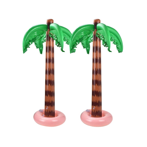 90cm Large Inflatable Trees Set Tropical Decorations Two Pack Outdoor Decorative Toy