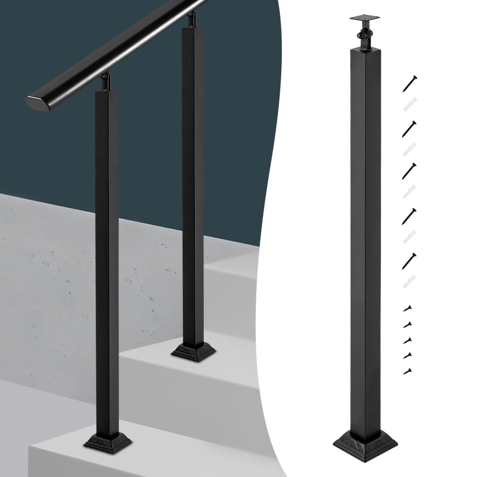 Baluster Railing Post 90cm Stair Balusters Posts Deck Iron Railing Handrail Building Fence ...
