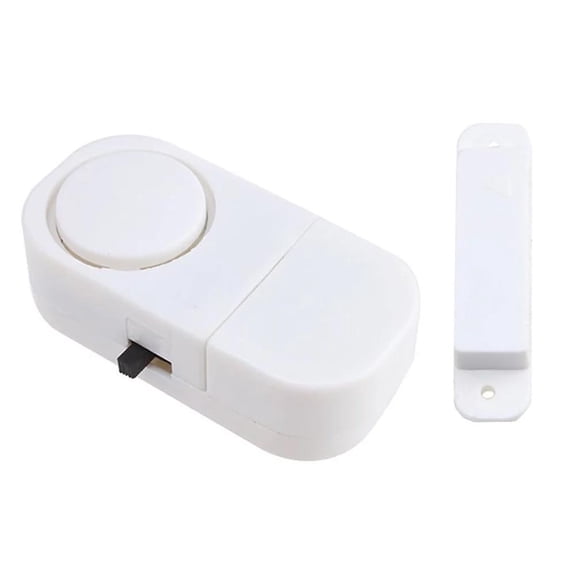 90dB Wireless Door and Window Alarm, Magnetic Sensor, No Tools Install