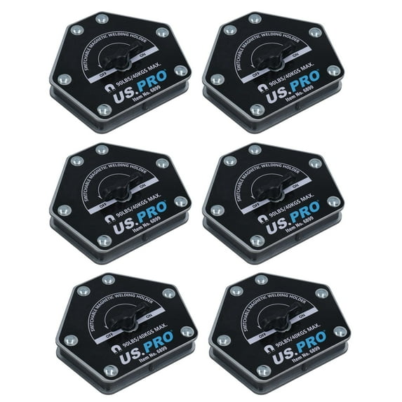 90lb Switchable On Off Magnetic Magnet Welding Holder Support 6 Angles 6pc