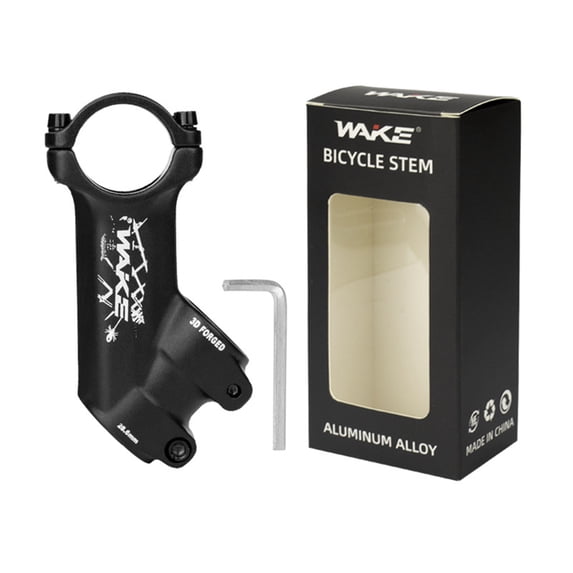 90mm Bicycle Handlebar Stem Heightened Shock Resistant Hollow 45 Degrees Aluminum Alloy Riser Clamp Stem