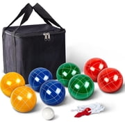 90mm Bocce Ball Set with 8 Polyresin Balls Bocce Ball Set