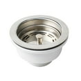 90mm Stainless Steel Flange Fits Sink Mini Basket Strainer Waste Kit