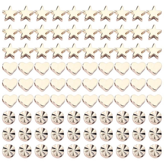 90pcs Copper Beads