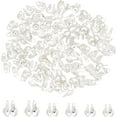 thumbnail image 1 of 90pcs Silver Clamshell Knot Cover 4.5/5/6mm Bead Tips Stainless Steel Calotte Ends Open Fold-Over Bead Tips 0.5-1mm Small Hole End Caps, 1 of 9