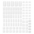 thumbnail image 1 of 90pcs DIY Wig Dreadlocks Mesh Hollow Hair Extensions Barrettes Hair Clips for Braiding Accessories, 1 of 6