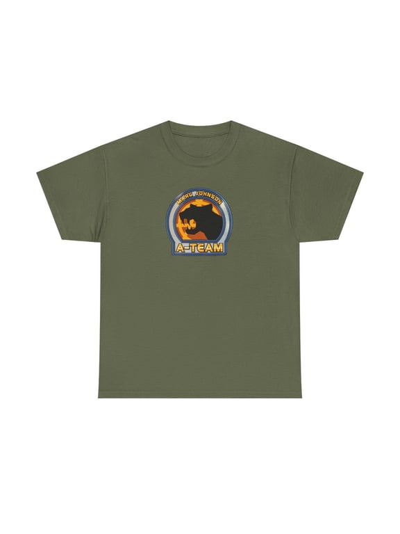 90s A-Team Skateboard Marc Johnson World Industries Blind Vintage TShirt Print - Military Green / XL