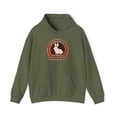 thumbnail image 1 of 90s A-Team Skateboard Rodney Mullen Crest World Industries Blind Hoodie Print - S / Military Green, 1 of 1